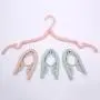 LIUYANG Travel Hangers,Ultra-Light Folding Clothes Rack,Travel Accessories Foldable Clothes Drying Rack,Non-Slip Design is Convenient for Drying Various Clothes,20 Pack.