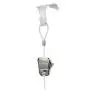 4 Pack STAS Moulding Hooks + Perlon Cords with Loop + Zipper Hooks (39&quot perlon cord, White)