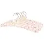 10pcs Random Color Women Clothes Hanger with Soft Padding for Wedding Dress, Rose Bridesmaid Gift Hangers for Clothes 10pcs Random Color Women Clothes Hanger with Soft Padding for Wedding Dress, Rose Bridesmaid Gift Hangers for Clothes