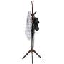 Coat Rack Tree Stand Clothes Holder Hat Hanger Hall Stand Umbrella Wood New