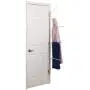 Household Essentials H12101 Hinge It Clutterbuster Towel Bars and Hook Valet | 3 Towel Bars and Hook ALL-IN-ONE | White