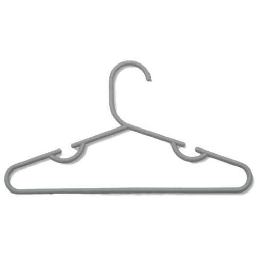 Delta Gray Nursery Hangers 24 Pack for Baby, Toddler, Kids, Children (3 Packs of 8) (Gray)