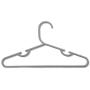 Delta Gray Nursery Hangers 24 Pack for Baby, Toddler, Kids, Children (3 Packs of 8) (Gray)