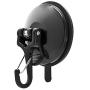 Trucker Tough Mighty Hook - Heavy Duty Suction Cup Hooks, Small, Black