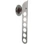 Desunia Multi Position Clothes Hanger Rack - Wall Mount Garment Holder for Organizing Wardrobe in Laundry Room, Closets, Storage Rooms - Heavy Duty - Polished Chrome