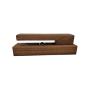 S&T new life Wood Adhesive Wall Door Hook Robe Towel Hook Holder Coat Cloth Hangers Closet Storage Organizer Home Kitchen Bathroom Hook (Black Walnut)