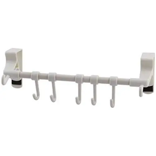 uxcell Bathrooms Wall Drawer Rag Storage Towel Hanger 5 Hook Rack Clothes Organizer 2 PCS uxcell Bathrooms Wall Drawer Rag Storage Towel Hanger 5 Hook Rack Clothes Organizer 2 PCS