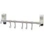 uxcell Bathrooms Wall Drawer Rag Storage Towel Hanger 5 Hook Rack Clothes Organizer 2 PCS uxcell Bathrooms Wall Drawer Rag Storage Towel Hanger 5 Hook Rack Clothes Organizer 2 PCS