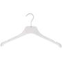 NAHANCO 9001750HU Acrylic Premium Shirt Hanger, 17inches, Clear (Pack of 12)