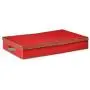 Honey-Can-Do Ornament Storage Boxes with Dividers, Red/Green Honey-Can-Do Ornament Storage Boxes with Dividers, Red/Green
