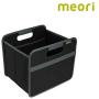 meori A100025 Classic Collection Small Foldable Storage Box, 15 Liter / 4 Gallon, in Lava Black To Organize and Carry Up To 65lbs