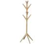 LLDDP Coat Hooks Hat Clothes Stand Multifunctional Coat Racks Free Standing Coat Rack Stand Pine Wood Tree-Shaped Display Coat Hat Hanger With 4 Tiers 8 Hooks And Solid Feet Organizer For Clothes Scar
