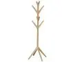 LLDDP Coat Hooks Hat Clothes Stand Multifunctional Coat Racks Free Standing Coat Rack Stand Pine Wood Tree-Shaped Display Coat Hat Hanger With 4 Tiers 8 Hooks And Solid Feet Organizer For Clothes Scar