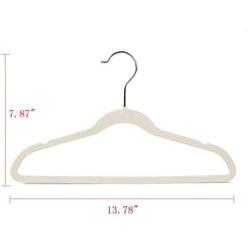 Quality Kids Plastic Non Velvet Non-Flocked Thin Compact Childrens Hangers Swivel Hook for Shirts Blouse Coats (Ivory, 30)