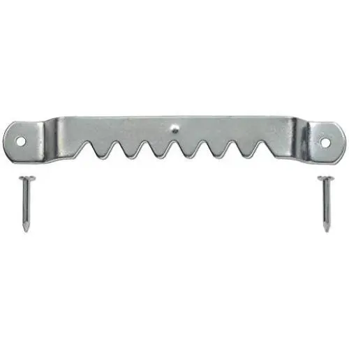 HangZ 20003B Sawtooth Picture Hangers, Large (50 Pack), Large, Nickel