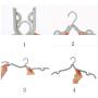 Traveling Clothes Hangers Multi-Function Portable Outdoor Plastic Folding Baby Hanger for Clothes Drying in Clothes Organizer 10pcs Random Color Traveling Clothes Hangers Multi-Function Portable Outdoor Plastic Folding Baby Hanger for Clothes Drying in Clothes Organizer 10pcs Random Color