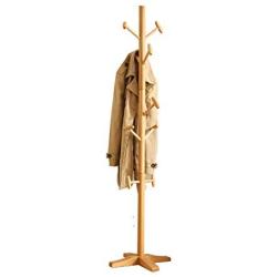 Clothes Hat Tree-Coat Rack Hanger Clothes Rack Wooden Log Color,1810mm460mm FENPING (Color : Wood-Color)