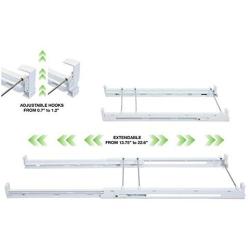 VISGOGO Refrigerator Pull Out Bins Snap On Drawer Fridge Mate Shelves Storage Organizer Refrigerator Storage Box