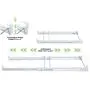 VISGOGO Refrigerator Pull Out Bins Snap On Drawer Fridge Mate Shelves Storage Organizer Refrigerator Storage Box