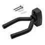 Yevison 1 Pcs Guitar Wall Hook Guitar Display Bracket Bass Wall Hanger Holder Suit for All Guitars, Bass,Violin, Ukulele and Fiddle Black Practical and Useful