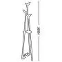 Cxjff Floor Standing Coat Rack Clothes Hat Stand Hanger 6 Hooks Solid Wood Creative, Log Colors, 40x40x185CM (Color : Log Color) Cxjff Floor Standing Coat Rack Clothes Hat Stand Hanger 6 Hooks Solid Wood Creative, Log Colors, 40x40x185CM (Color : Log Color)