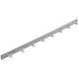 INTEY Wall Mounted Coat Rack, Heavy Duty Hooks Hanger Rack for Coats, Bags, Scarves, Towels and Umbrellas, Stainless Steel (8 Hooks)