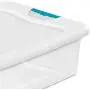 Sterilite 1496 32-Quart Clear Latching Stacking Storage Box, 18 Pack Sterilite 1496 32-Quart Clear Latching Stacking Storage Box, 18 Pack