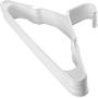 MC Plastic Hangers for Clothes Standard Pack of 20 White Space Saver by Utopia Home