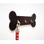 Pet leash organizer for wall, Wooden pet collar organizer, Wooden leash hanger for wall, Leash hook from wood, Wooden home decor.