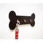 Pet leash organizer for wall, Wooden pet collar organizer, Wooden leash hanger for wall, Leash hook from wood, Wooden home decor.