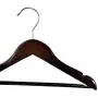 Pillowtex Childrens Wood Top Closet Clothes Hangers w/Bar - Set of 50 Walnut Finish Hangers Pillowtex Childrens Wood Top Closet Clothes Hangers w/Bar - Set of 50 Walnut Finish Hangers