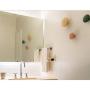Wood Dots Coat Hooks Flat Round Shape Bright Color Wall Mounted Wall Hanger, Scatter The Wall to Display Hats, Scarves,Clothes(10 Colors) - Green L