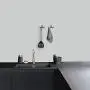 10 Pack Double Prong Robe Towel Hooks Wall Hooks for Towels Heavy Duty Towel Hanger Towel Holder for Bathroom Bedroom Kitchen, Bathroom Accessories Black
