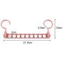 XFTOPSE Space Saving Hangers,Magic Hangers,for Clothes Hangers,Space Saving Wardrobe Clothing Hanger