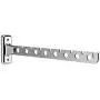 Leagway Hanger Holder, Stainless Steel Wardrobe Organizer Wall Mounted Clothes Bar, Folding Garment Drying Rack with Swing Arm Hook Closet Storage Organizer for Laundry Room Bedrooms Bathrooms Leagway Hanger Holder, Stainless Steel Wardrobe Organizer Wall Mounted Clothes Bar, Folding Garment Drying Rack with Swing Arm Hook Closet Storage Organizer for Laundry Room Bedrooms Bathrooms