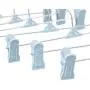 Wifehelper Coat Hanger - Multifunctional Adjustable Durable Coat Hanger with Clip for Clothes Bra Underwear 10pcs/ Set(Blue)