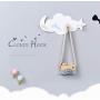 Leepesx Bathroom Hook Rack Cute Cloud Shape Towel Clothes Hanger Hook Rack Wall Mount No Drilling Decorative Wall Mounted Hooks Rack Rail for Kitchen Bedroom Entryway Door