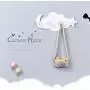 Leepesx Bathroom Hook Rack Cute Cloud Shape Towel Clothes Hanger Hook Rack Wall Mount No Drilling Decorative Wall Mounted Hooks Rack Rail for Kitchen Bedroom Entryway Door