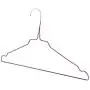 HANGERWORLD 20 Purple Coating 16inch Metal Wire 13 Gauge Pants Bar Coat Clothes Garment Hangers