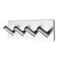 Elecplay Adhesive Hooks,Stainless Steel Stick Hooks 3M Self Adhesive Wall Key Coat Towel Hooks Hanger for Kitchen Bathroom Closet Room