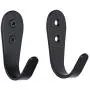 Wall Hooks 8 Pcs,Coat Hooks, Stainless Steel Hook, Garage, Luggage Key Hook, Bathroom Kitchen Dining Room,Heavy Duty, Indoor and Outdoor Hooks (Black Bent Hooks) Wall Hooks 8 Pcs,Coat Hooks, Stainless Steel Hook, Garage, Luggage Key Hook, Bathroom Kitchen Dining Room,Heavy Duty, Indoor and Outdoor Hooks (Black Bent Hooks)