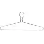 HANGERWORLD 20 Silver 17inch Metal Chrome Security Hookless Heavy Duty Hotel Clothes Garment Coat Hanger HANGERWORLD 20 Silver 17inch Metal Chrome Security Hookless Heavy Duty Hotel Clothes Garment Coat Hanger