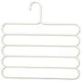 5pcs Random Color Multi-Purpose Clothes Hanger 5 Layers Pants Hanger Cloth Rack Multilayer Storage Scarf Tie Space-Saving Clothes Hanger