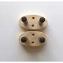 Standard Ukulele Wall Mount Hanger, 2 Pack