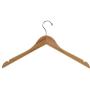 SSWBasics Bamboo Hangers for Clothes - Hanger 17" - Case of 50