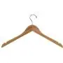 SSWBasics Bamboo Hangers for Clothes - Hanger 17" - Case of 50 SSWBasics Bamboo Hangers for Clothes - Hanger 17" - Case of 50