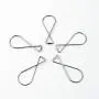 KEWAYO 100 Packs Ceiling Hook Clips Ceiling Tile Hooks, T-bar Squeeze Hangers Clips for Office, Classroom, Home and Wedding Decorations