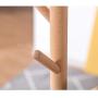 FUTER Floor Standing Coat Rack Hat Stand Hanger Structure 8 Hooks Clothes Rail