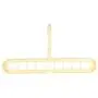 Regun 5Pcs Portable Multifunctional Folding Clothes Hangers 9 Holes Space Saving Clothing Holder(Beige) Regun 5Pcs Portable Multifunctional Folding Clothes Hangers 9 Holes Space Saving Clothing Holder(Beige)