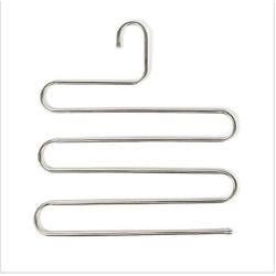 5 Layers S Shape Multifunctional Clothes Hangers Pants Storage Hangers Cloth Rack Multilayer Storage Cloth Hanger 5pcs